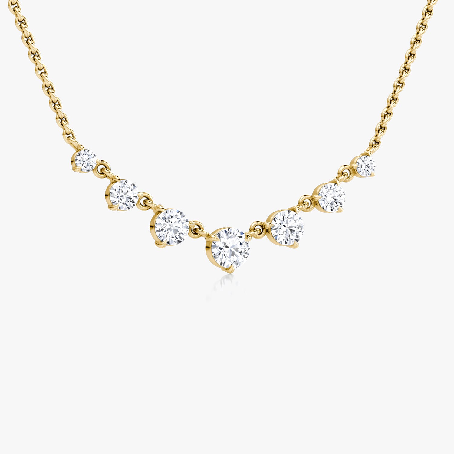 lab grown  diamond necklaces