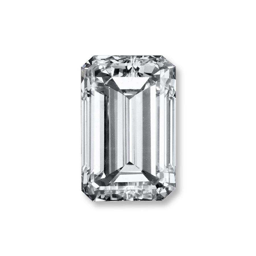 Emerald cut diamond guide and size chart by ELGA - ELGA